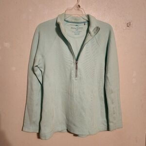 Tommy Bahama Aruba Half Zip Sweatshirt Womens Size S